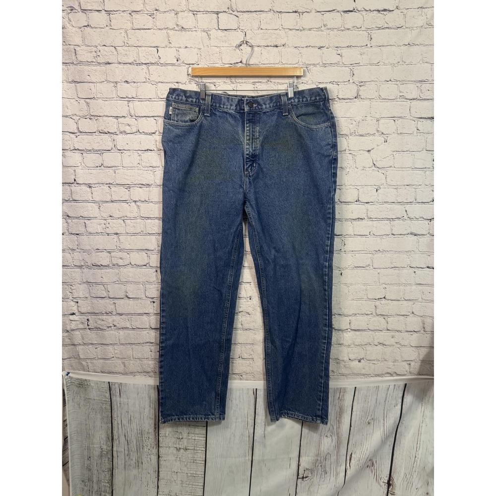 Carhartt FR Men's‎ Blue Denim Jeans 42x34